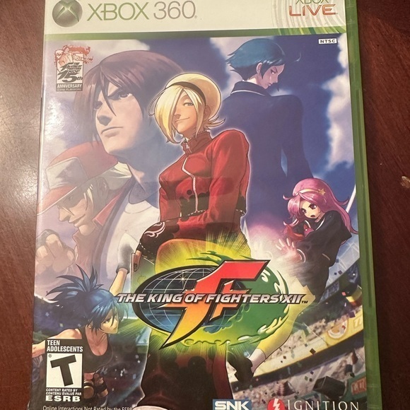 EXCELLENT XBOX 360 XBOX LIVE “THE KING OF FIGHTERS XII RATED T-TEEN ADOLESCENTS - Picture 1 of 6